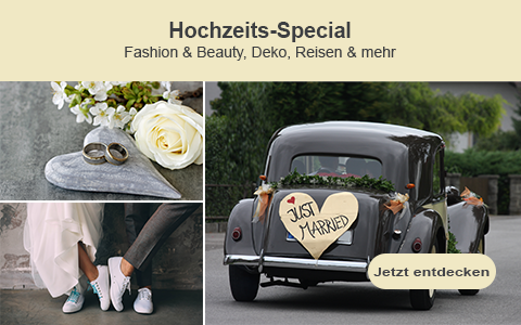 Hochzeits-Special – Sparen Sie bei Kleidung, Blumen & mehr! Hochzeits-Special – Sparen Sie bei Kleidung, Blumen & mehr!