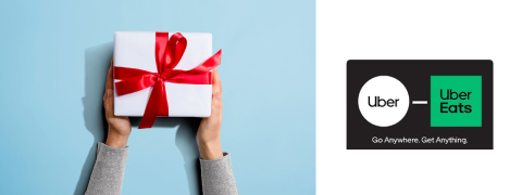 Uber Eats Gutschein schon ab 25€ verschenken