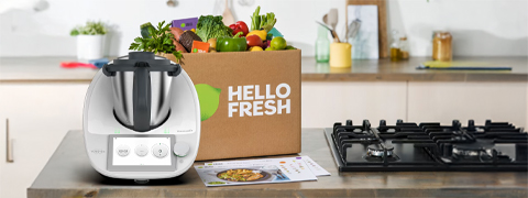 Hello Fresh Gutschein sichern: 120 € Rabatt auf 6 Kochboxen im Abo + Dessert gratis dank Thermomix