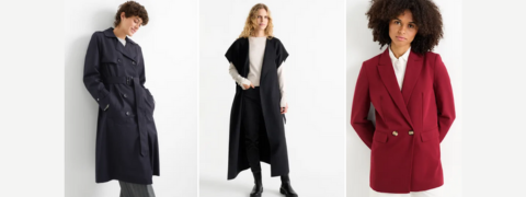 C&A SALE Rabatte: Damen Mäntel & Jacken bis zu 57% günstiger