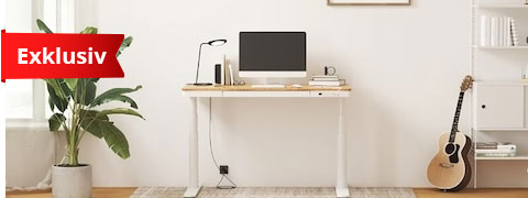 5% auf ergonomische, smarte Möbel fürs Büro und Home Office 5% auf ergonomische, smarte Möbel fürs Büro und Home Office